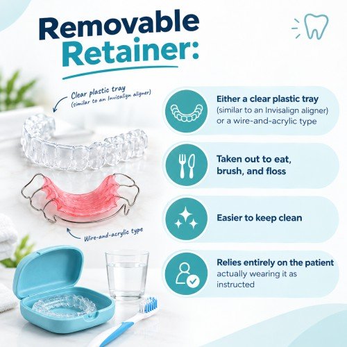 Removable retainer