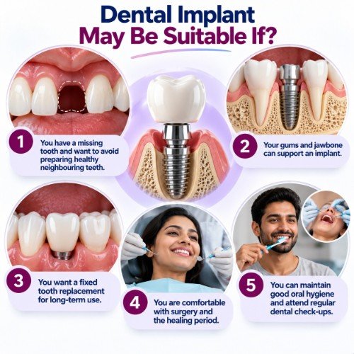Dental Implant Suitability Infographic